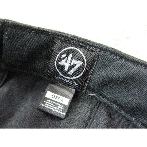 San Francisco Giants Hat Cap Strap Back One Size Black Orange Baseball '47 Mens - Picture 9 of 10